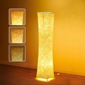 Noguchi-Inspired Lantern Floor Lamp